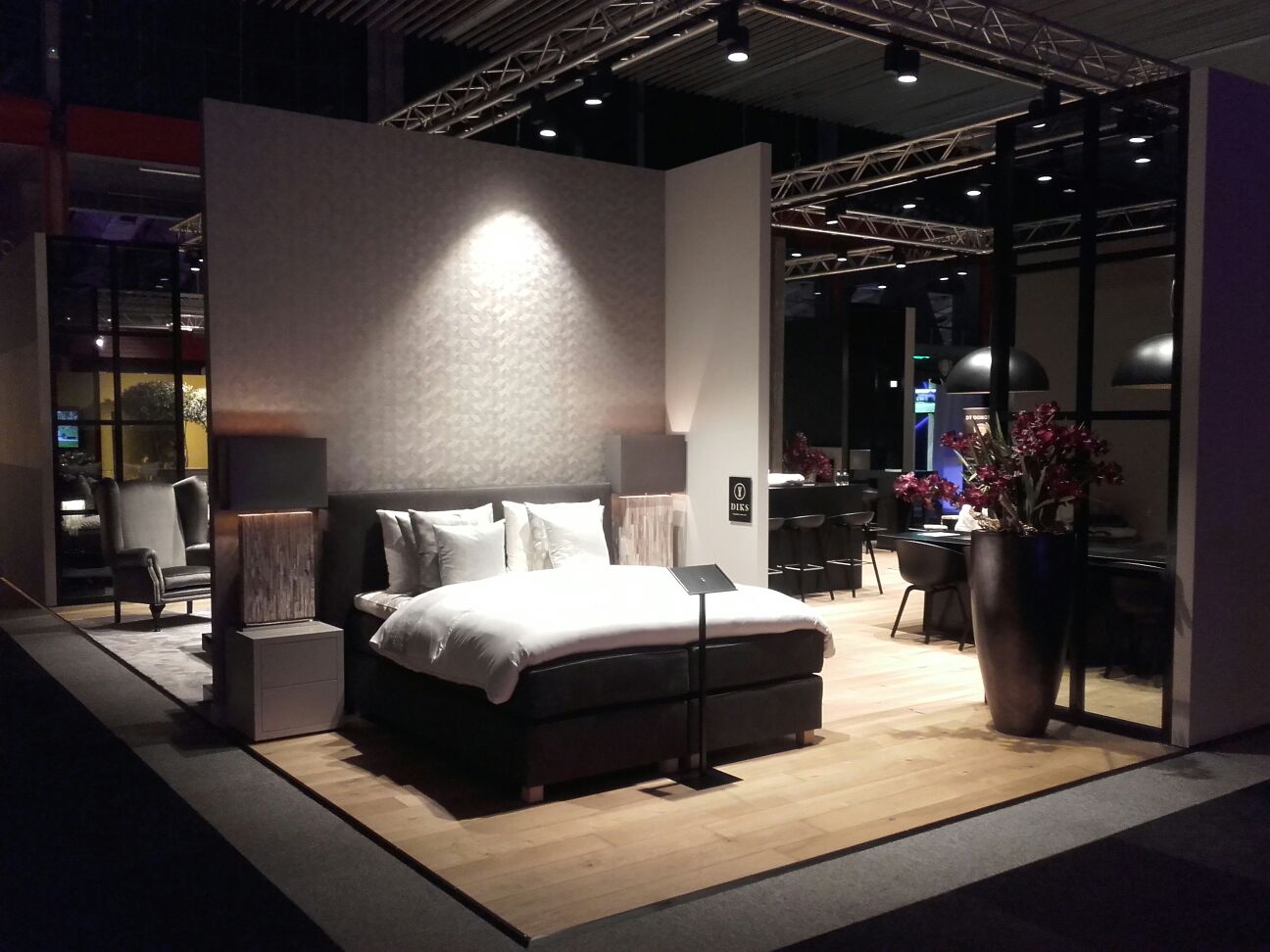 Amsterdam RAI: Stand voor Diks bedden op Masters of LXRY
